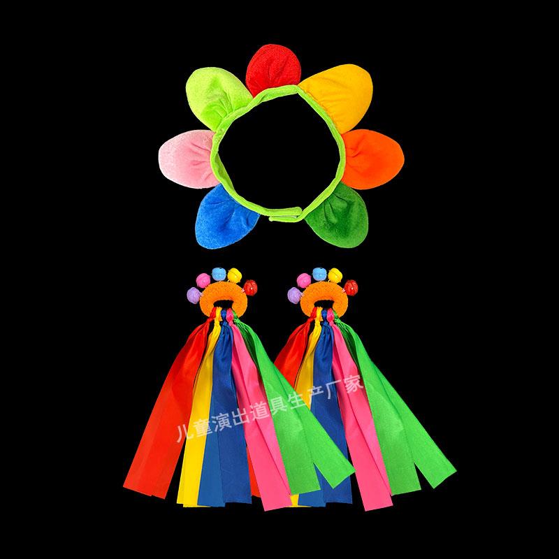 运动会入场创意道具运动会氛围道具儿童演出集体彩色响铃学生手腕