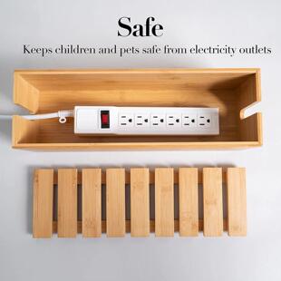 木质盒电源收纳盒收纳盒数据线办公室线板插插排集线家庭插座