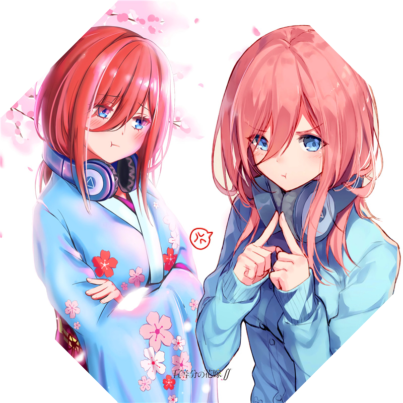 五等分的花嫁新娘中野三玖印象动漫雨伞黑胶布晴雨两用折叠伞二次