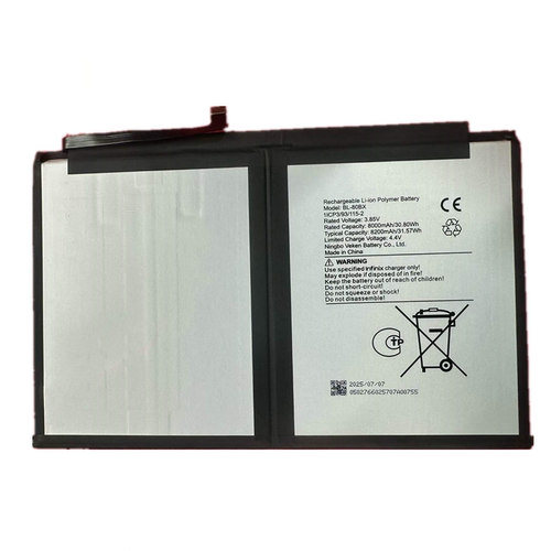 适用于Infinix 平板电脑BL-80BX电池8200mAh