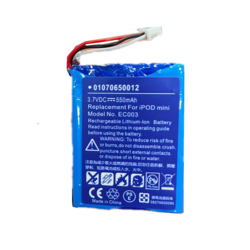适用于iPod mini 4G 8G锂电池3.7V A1051 EC003出口外贸版