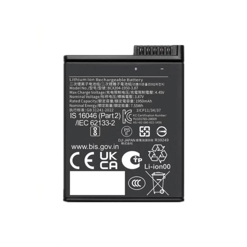 适用于DJI大疆Action3/4/6/5pro/Osmo360运动相机电池BCX204-1950
