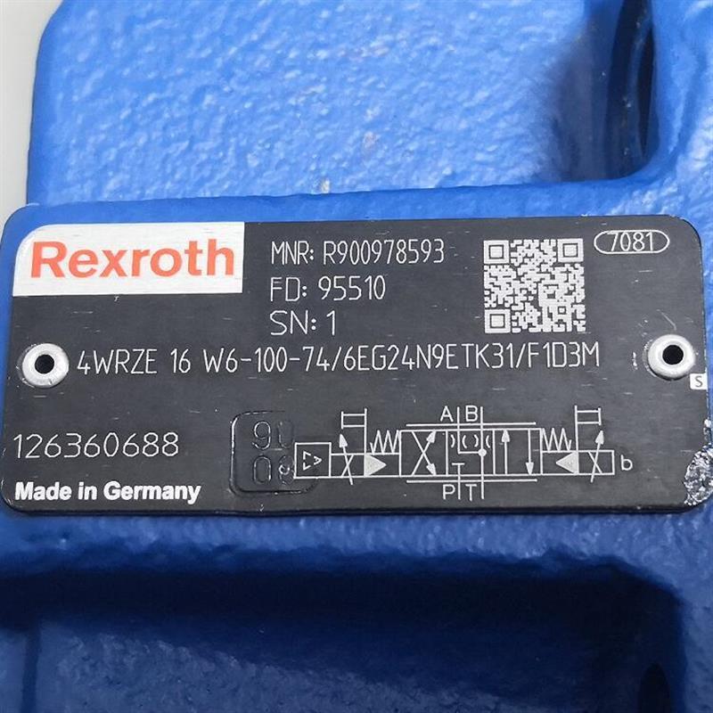 R900978593 4WRZE16W6-100-74/6EG24N9ETK31/F1D3M # Rexr oth