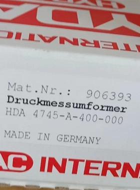 HYDACHDA 4745-A-010-000 贺德克 压力传感器 议价