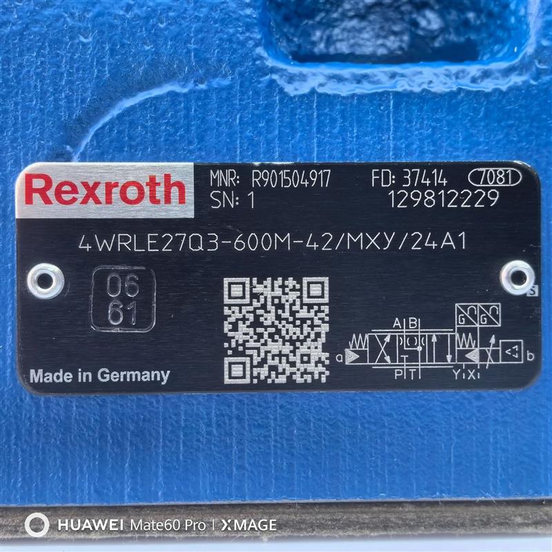 R901504917 4WRLE27Q3-600M-42/MXY/24A1 # Rexroth//力士乐