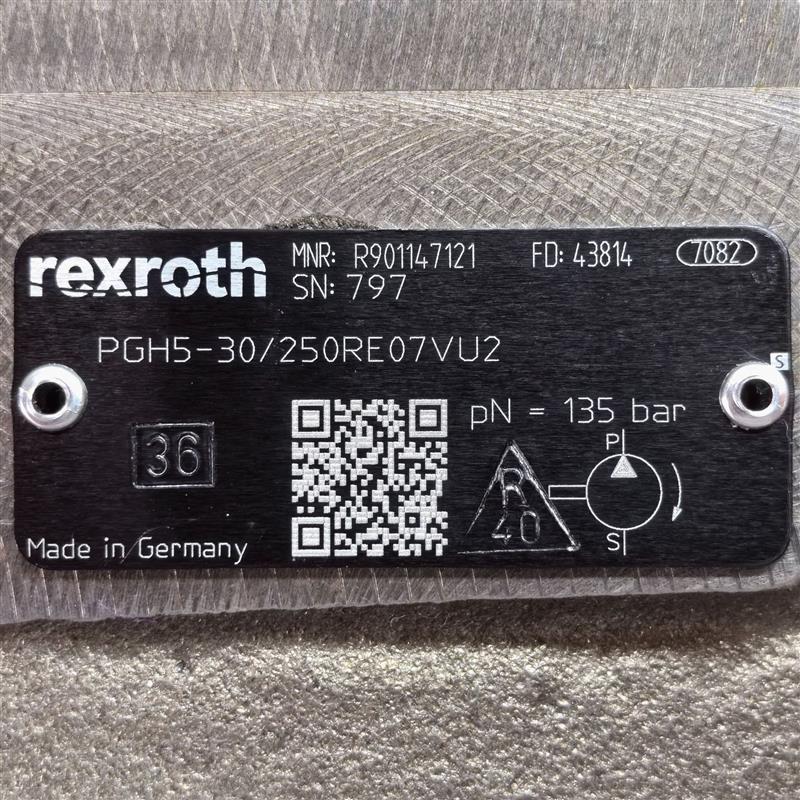 R901147121 PGH5-30/250RE07VU2 # Rexroth内啮合齿轮泵