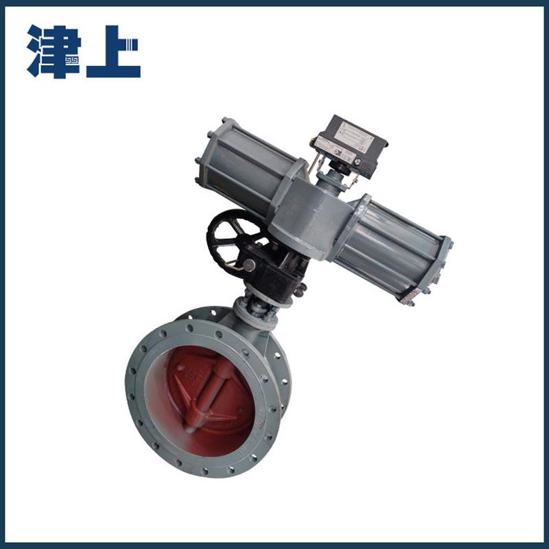 气动百叶通风蝶阀 高温烟道挡板 硬密封烟道风阀议价