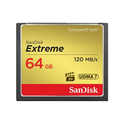 闪迪64g高速cf卡120m相机存储卡