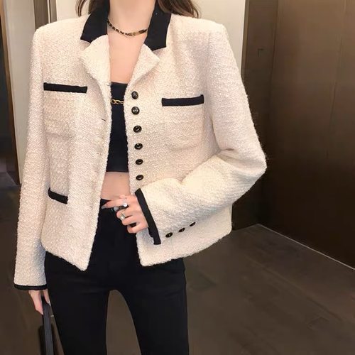 【恩佳专享】小香风外套气质百搭款