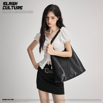 白色一字肩抽绳荷叶边显瘦T恤