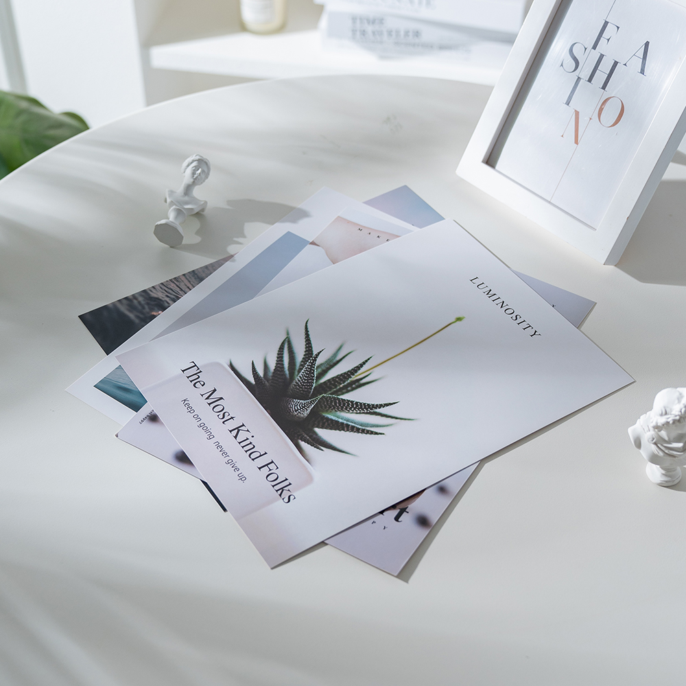 ins英文拍照卡片 街拍模特服装店挂拍照道具直播摄影背景杂志封面