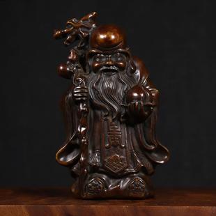 纯铜寿星 龙头拐杖大头寿星公 长寿神仙南极仙翁客厅玄关摆件