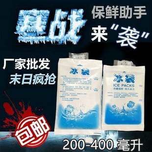 冷藏加厚200毫升注水冰袋冰包反复保温袋小号超值 冰袋保鲜 包邮