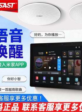 先科M8智能声控AI吸顶音响