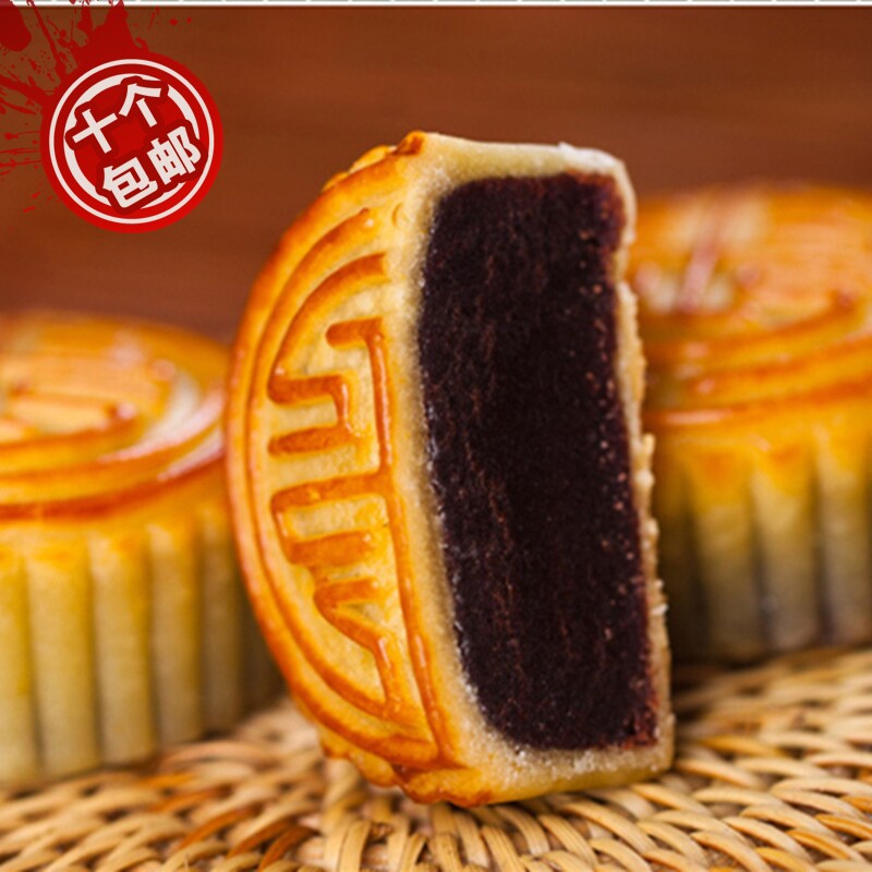 8个包邮江西乔家栅滕王阁月饼广式散装奶油椰蓉玫瑰豆沙小月饼50g