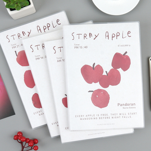 初品官方/苹果宇宙 胶套本 创意唯美高颜值简约小清新办公学生专用加厚横线笔记本文具记事本日记本本子b5 a5