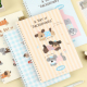 创意唯美高颜值简约小清新办公学生专用横线笔记本文具记事本日记本本子b5 侧翻线圈本 初品官方 快乐腊肠狗