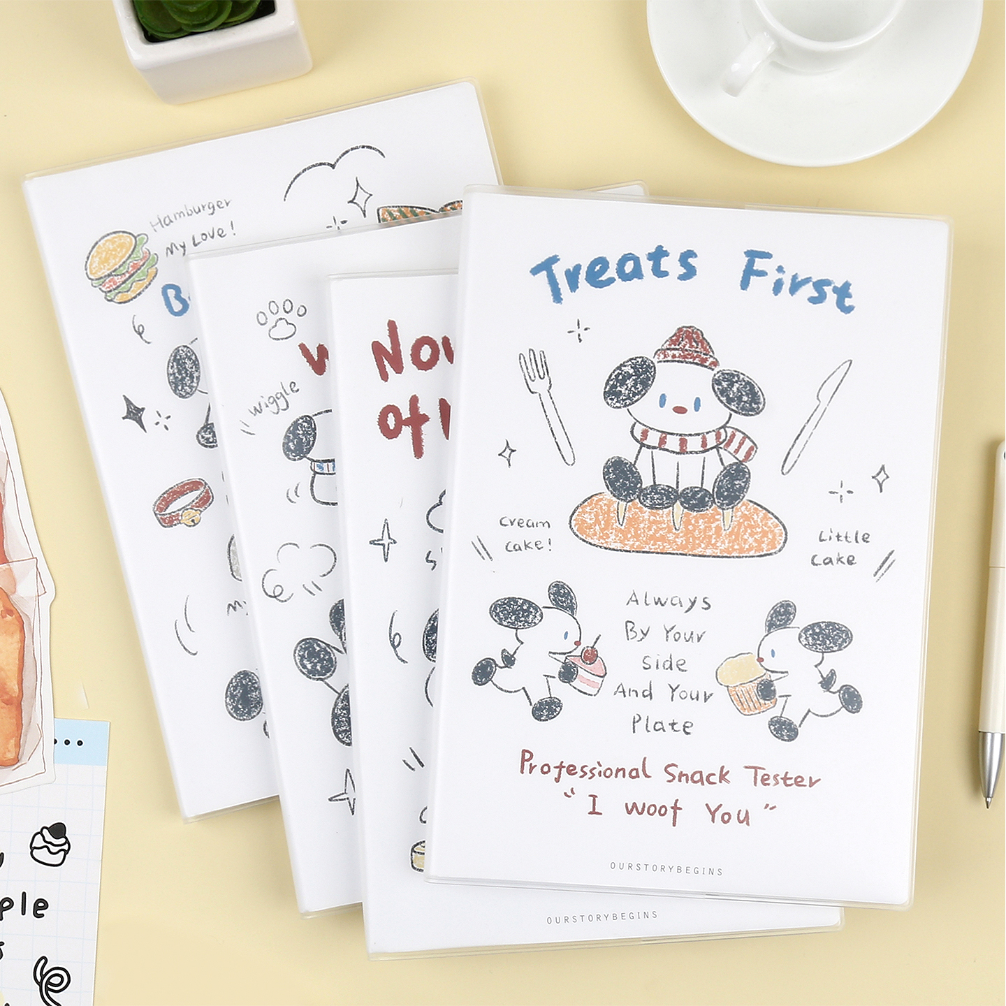 初品轻松小狗胶套横线笔记本