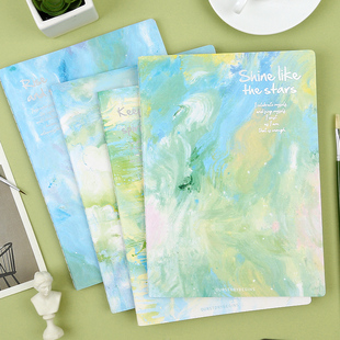 初品/纯真美术馆 车线本软面抄 创意复古油画小清新商务办公学生横线笔记本文具记事本日记本子A4 B5 A5