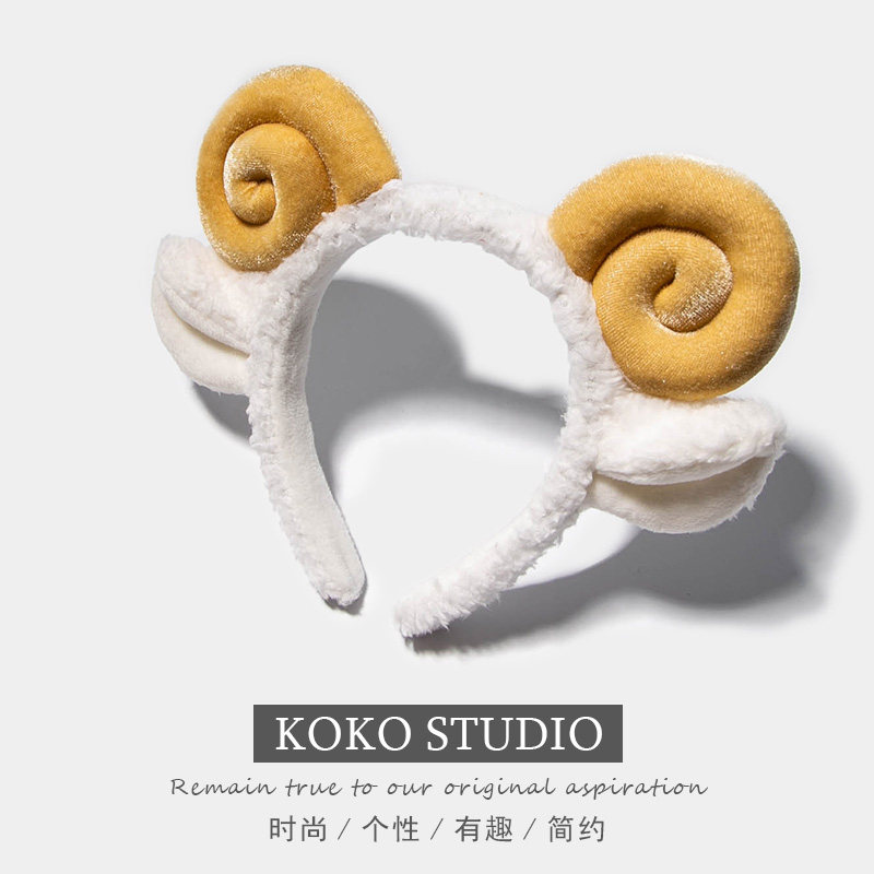 发箍小绵羊可爱卖萌搞怪卡通