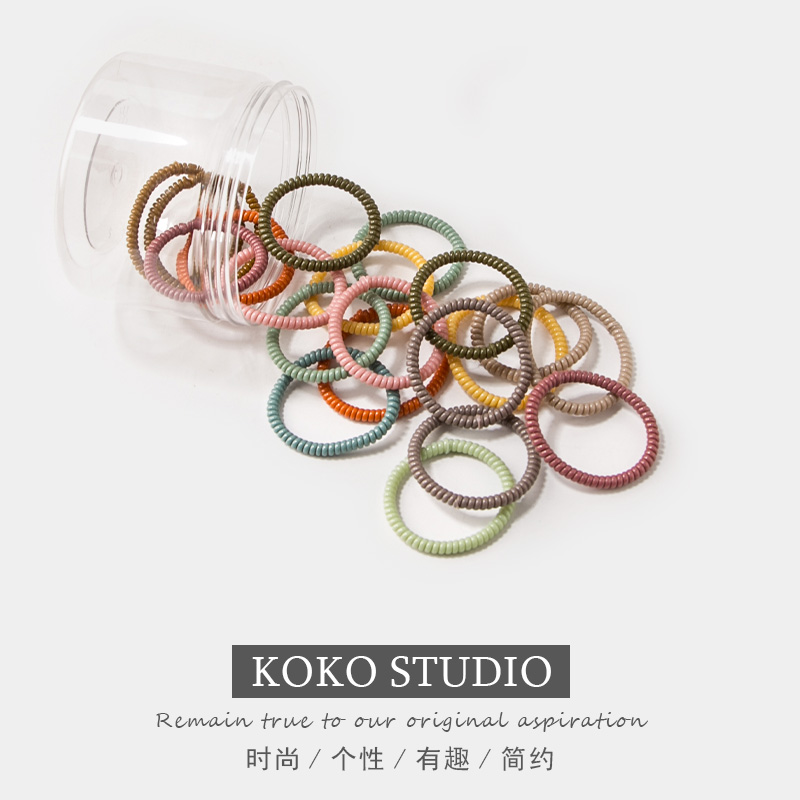 ins网红森女系无痕电话线发圈