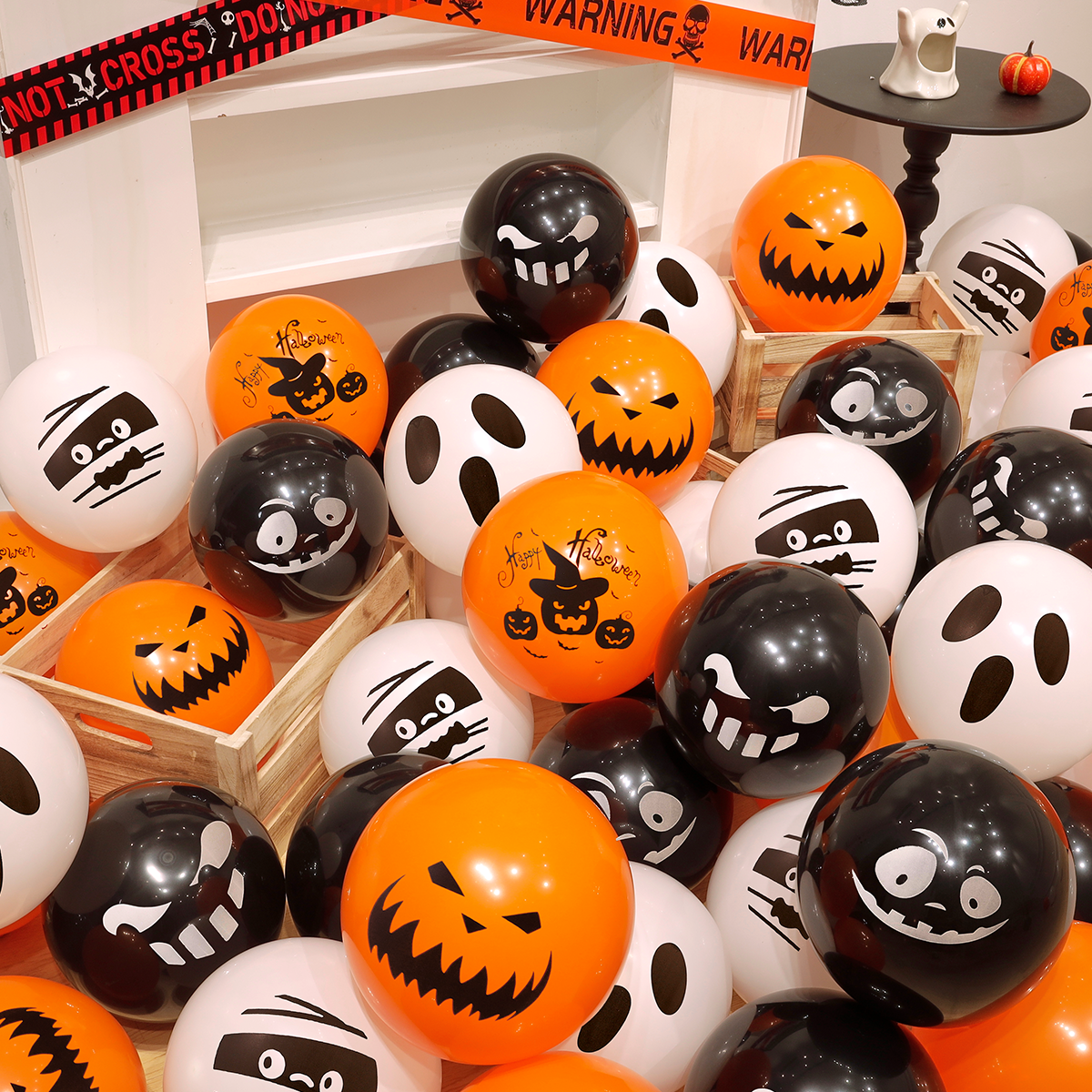 氛围装饰万圣节气球派对