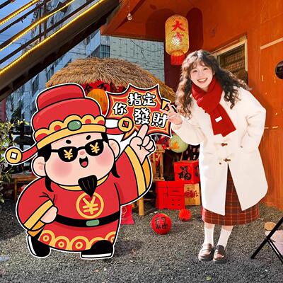 马年新商场店铺景布置幼儿