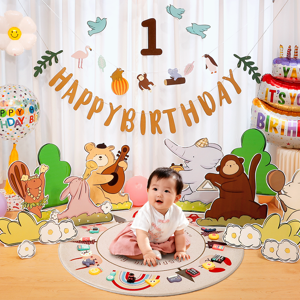 宝宝周岁生日布置场景装饰氛围感抓周礼拍照道具背景kt板气球用品,节庆用品/礼品,气球,淘宝优惠券,粉丝福利购,淘宝优惠卷