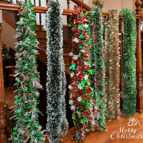 绿昔草条圣诞装饰品新年彩带藤条