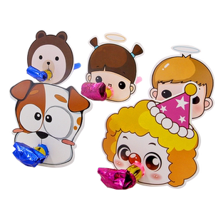 生日派对道具吹龙助兴口哨男孩女孩庆生喇叭儿童创意卡通动物装饰