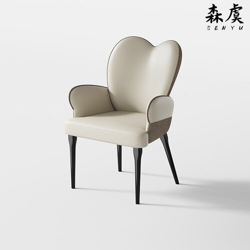 设计师靠背舒适酒店餐厅餐桌椅子