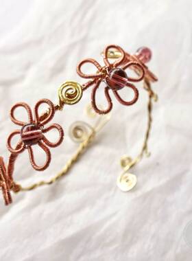 花枝礼物琉璃绕线订做臂环定制