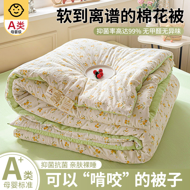 100%新疆棉花纯棉全棉被子棉被芯