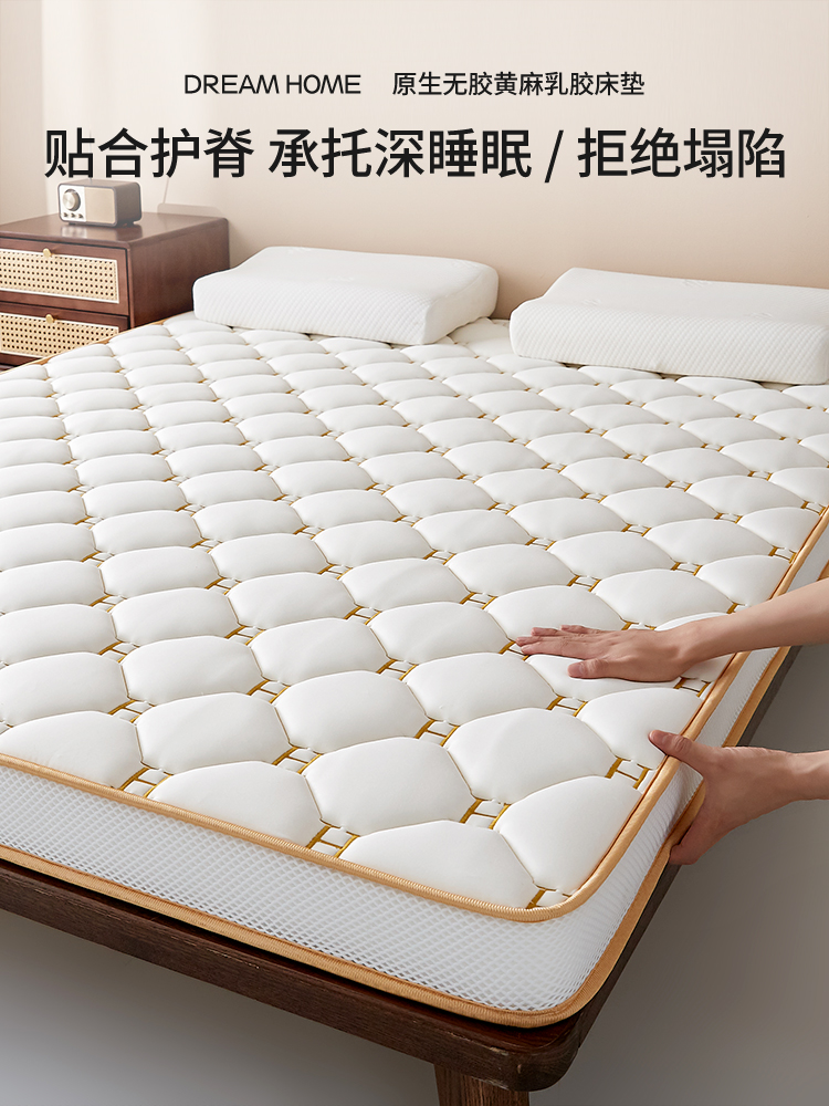 黄麻护脊腰卧室家用床垫单人垫子榻榻米租房专用可折叠床垫子软垫