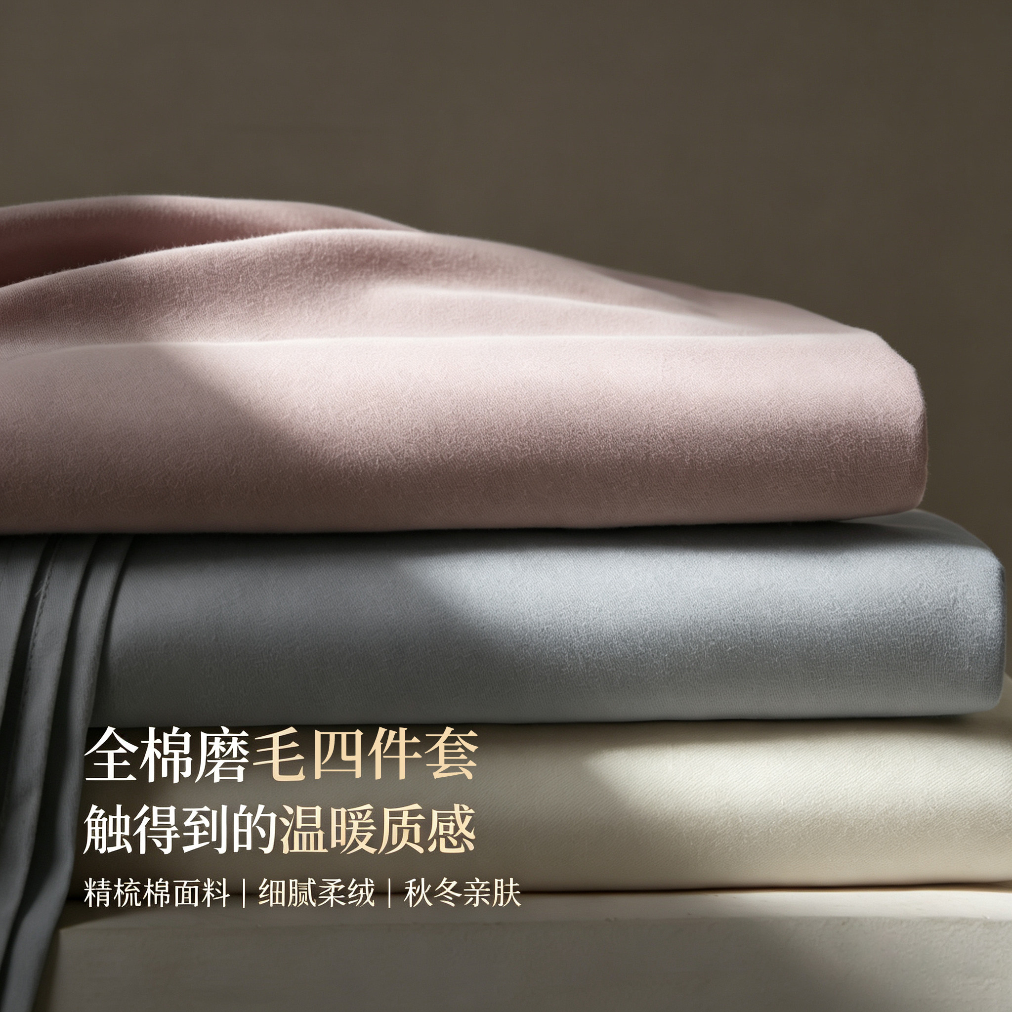 纯棉加厚磨毛四件套宿舍三件套