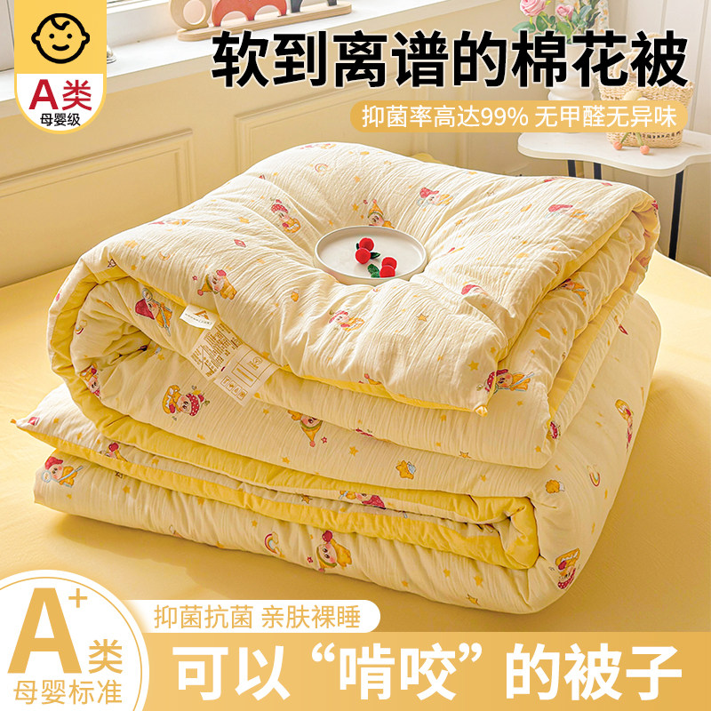 100%新疆棉花纯棉全棉被子棉被芯