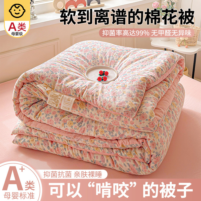 100%新疆棉花纯棉全棉被子棉被芯