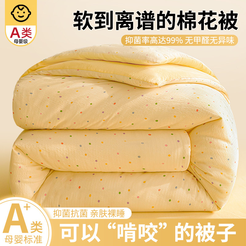 100%新疆棉花纯棉全棉被子棉被芯