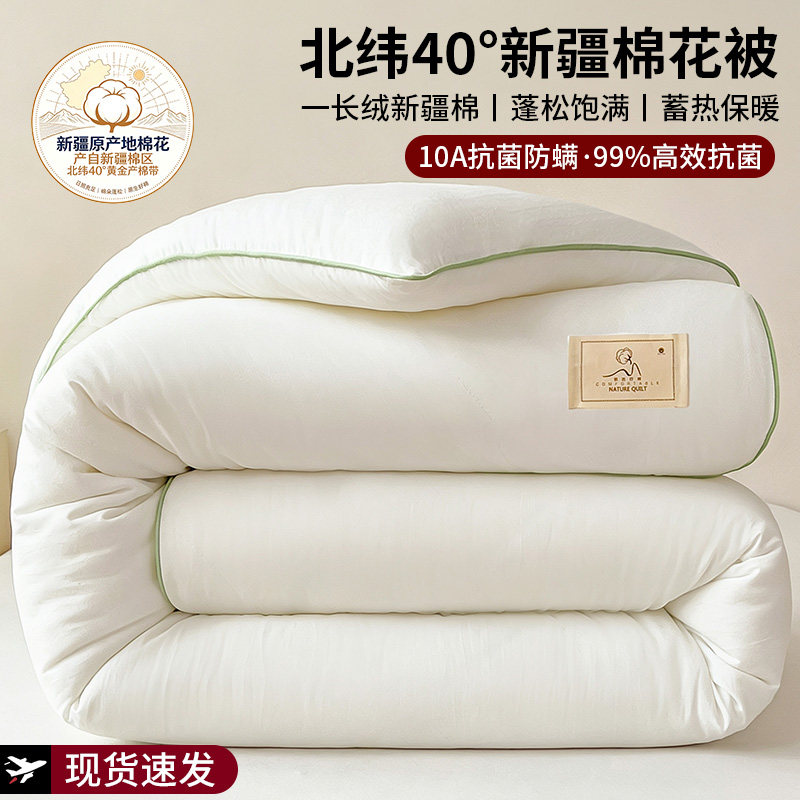 A类母婴级新疆长绒棉加厚冬被