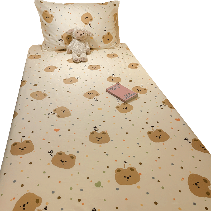 宿舍专用纯棉全棉床笠学生90x190寝室单人床单床罩薄床垫套褥子套