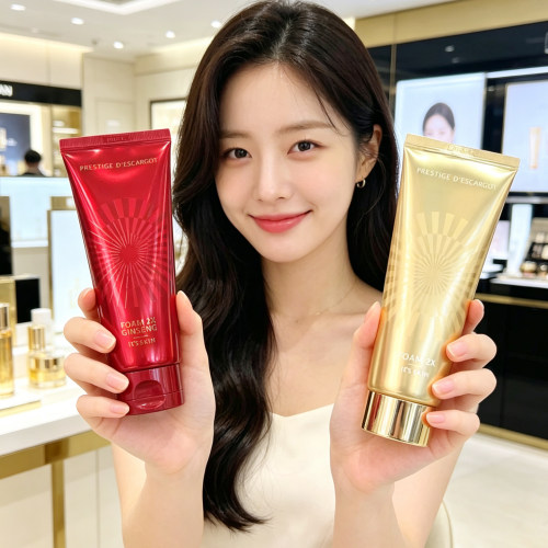 韩国伊思洗面奶晶钻红参洁面乳