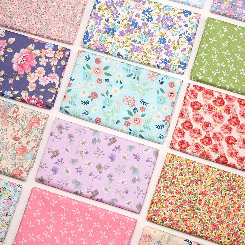 全棉40支斜纹布料花朵印花纯棉布儿童床品手工家居服装100%棉面料,居家布艺,海绵垫/布料/面料/手工diy,淘宝优惠券,粉丝福利购,淘宝优惠卷