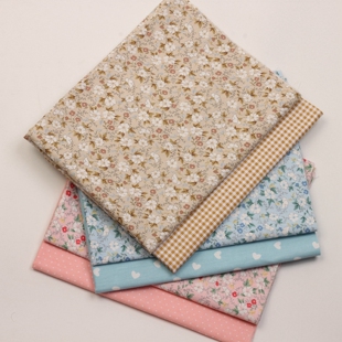 1.6米幅宽40支斜纹纯棉布料小碎花印花布手工服装床品全棉面料