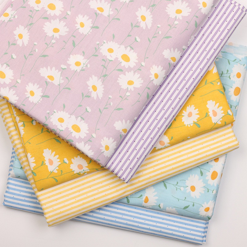 全棉斜纹布手工床品服装田园碎花