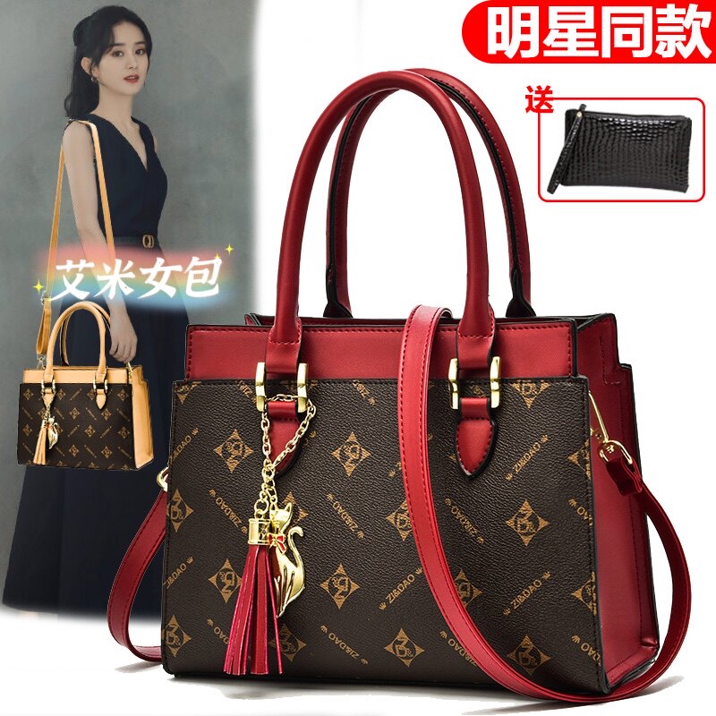 大气女士手提包2026夏季新款复古时尚女包大包潮流百搭单肩斜挎包