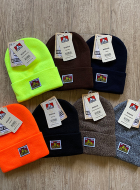 美版现货 Ben Davis 经典基础布标情侣男女休闲运动针织毛线冷帽