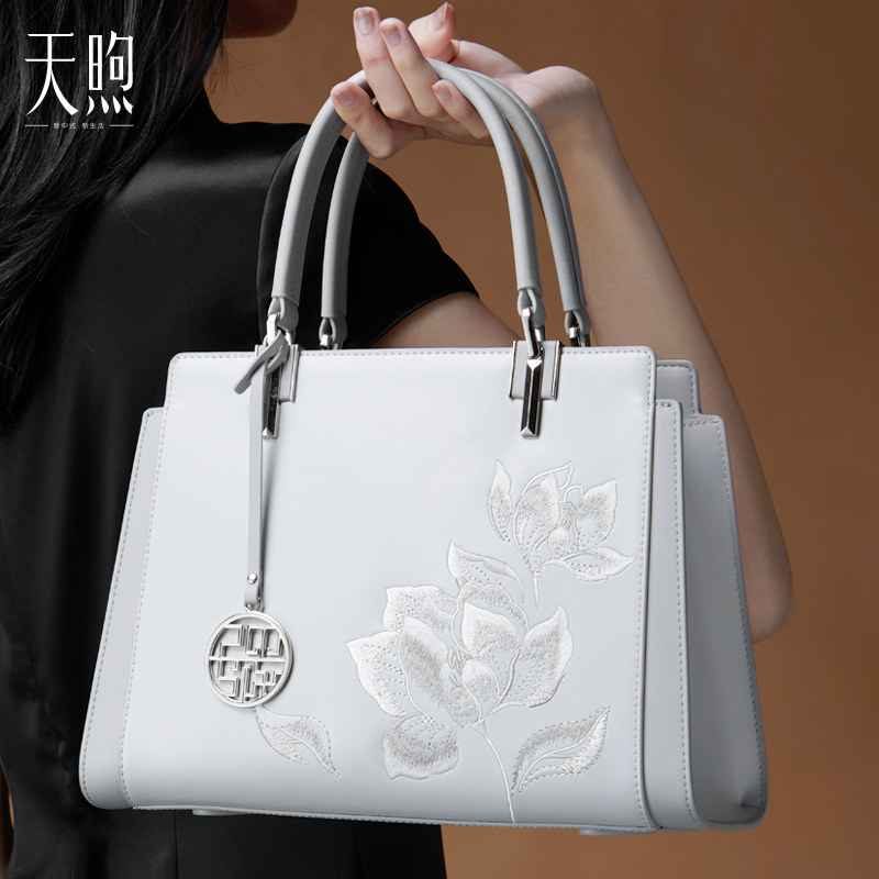 Pmsix女包中国风妈妈包旗袍包女