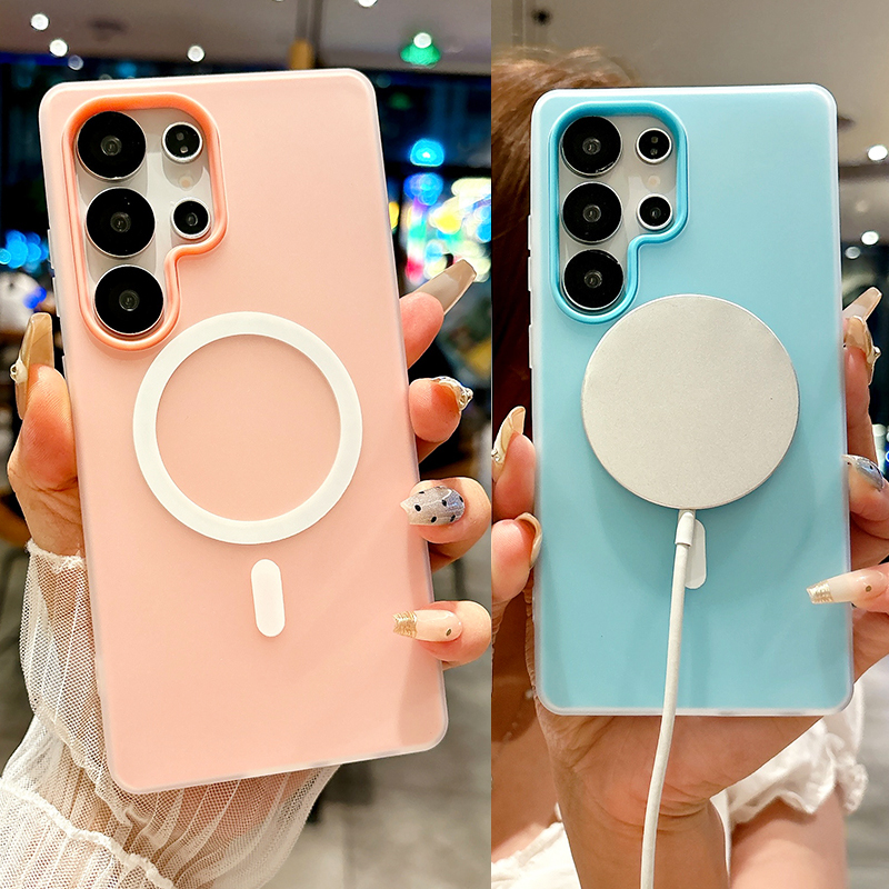 适用于三星手机壳可磁吸充电