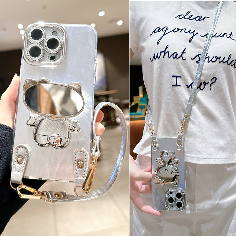 适用于oppo补妆镜子送斜挎背带