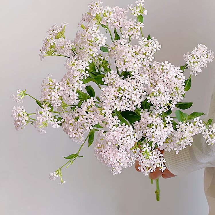 清新淡雅小清新小碎花粉钻花绣球花婚庆新娘手捧花束配花软装插花
